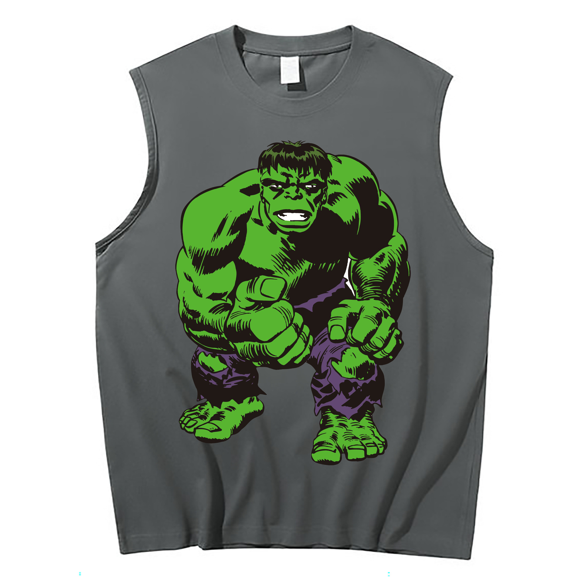 （画像用） アベンジャーズ The Avengers コットン100％タンクトップ（フロントプリント）